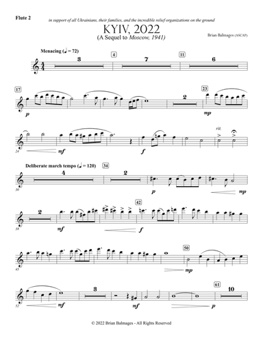 Kyiv, 2022: 2nd Flute