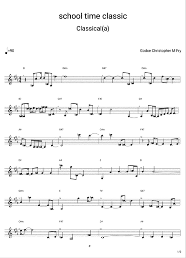 school time classic