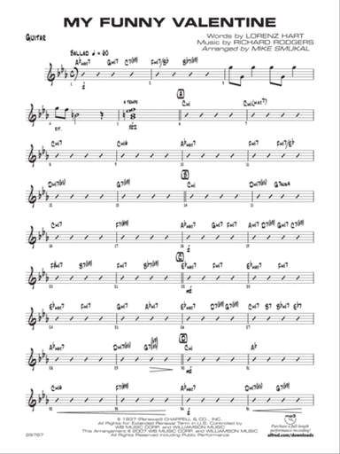 My Funny Valentine: Guitar