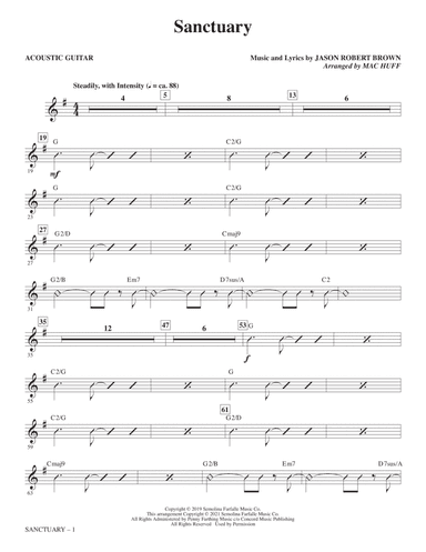 Sanctuary (arr. Mac Huff) - Acoustic Guitar