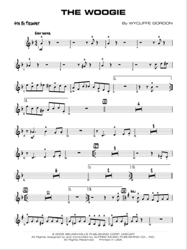 The Woogie: 4th B-flat Trumpet