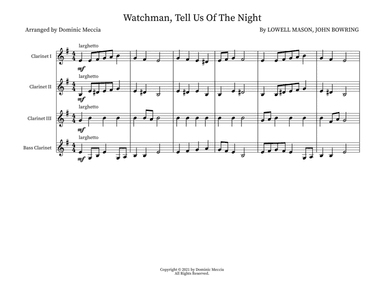 Watchman, Tell Us Of The Night