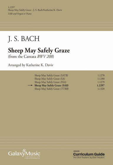 Sheep May Safely Graze (Choral Score)