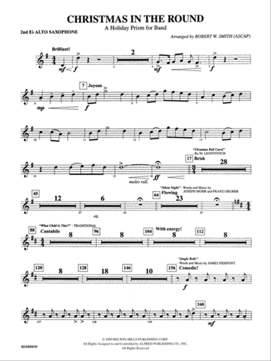 Christmas in the Round: 2nd E-flat Alto Saxophone
