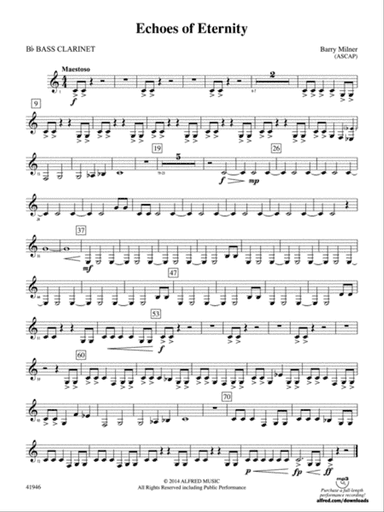 Echoes of Eternity: B-flat Bass Clarinet