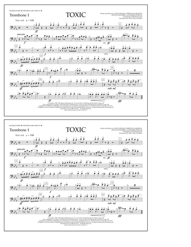 Toxic (arr. Tom Wallace) - Trombone 1