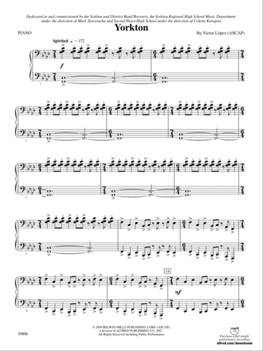 Yorkton: Piano Accompaniment