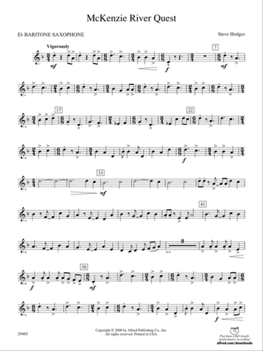 McKenzie River Quest: E-flat Baritone Saxophone