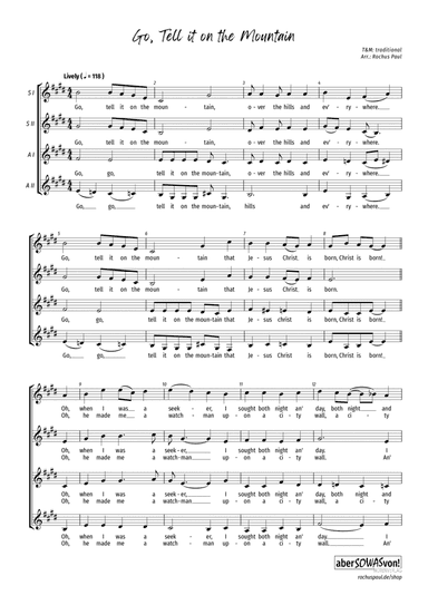 Go, Tell it on the Mountain