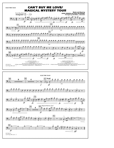 Can't Buy Me Love/Magical Mystery Tour (arr. Richard L. Saucedo) - Electric Bass