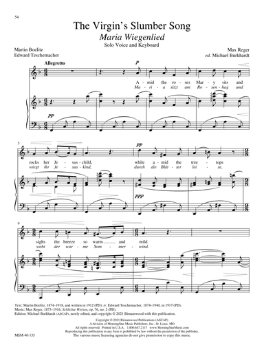 The Virgin’s Slumber Song