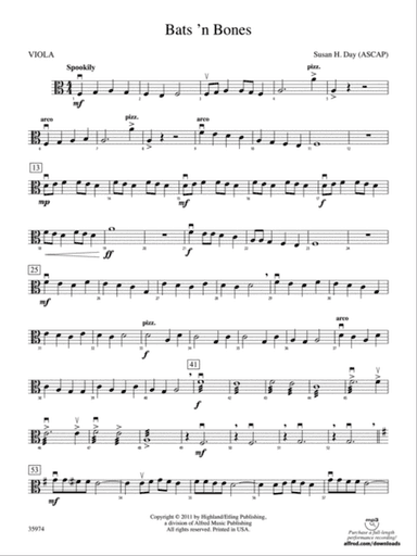 Bats 'n Bones: Viola