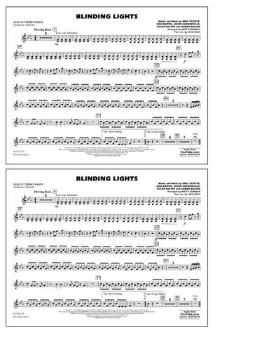 Blinding Lights (arr. Matt Conaway) - Mallet Percussion