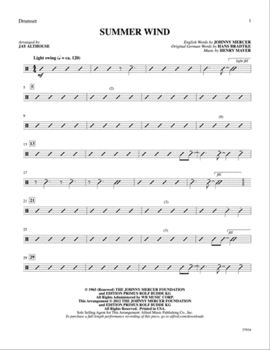 Summer Wind: Drums