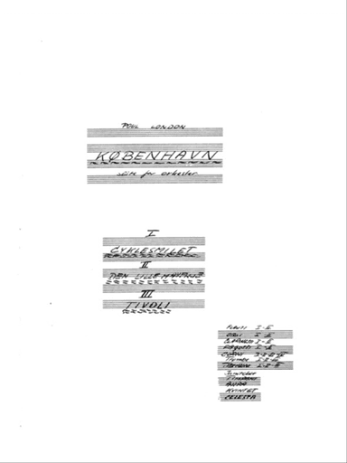 København - Suite For Orkester