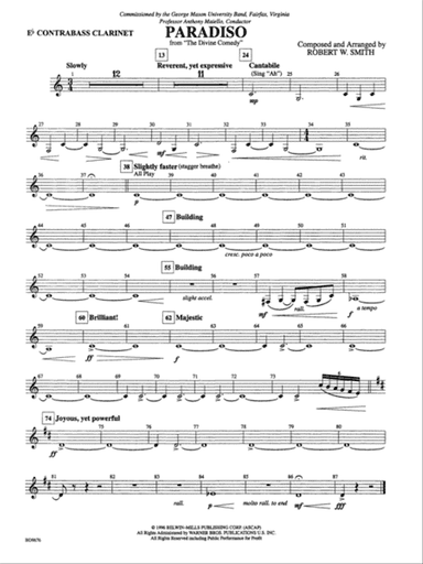 Paradiso: E-flat Contrabass Clarinet