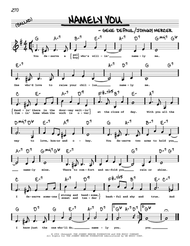 Namely You (Low Voice)