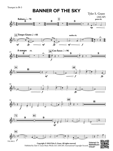 Banner of the Sky: 3rd B-flat Trumpet