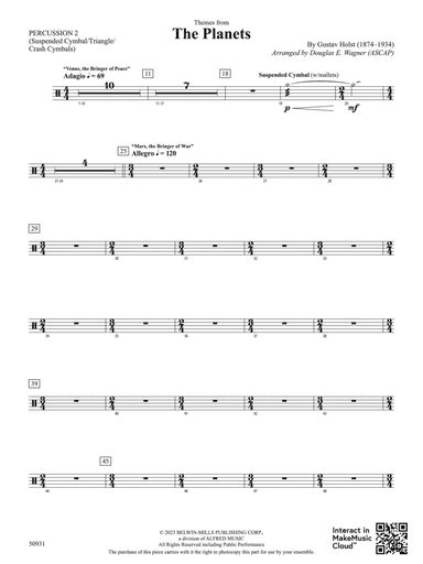 The Planets: 2nd Percussion