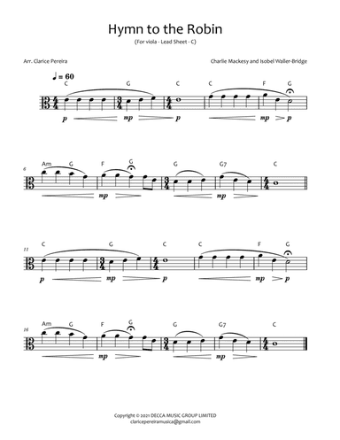 A Hymn For The Robin