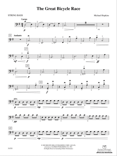 The Great Bicycle Race: String Bass
