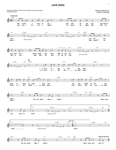 Love Song