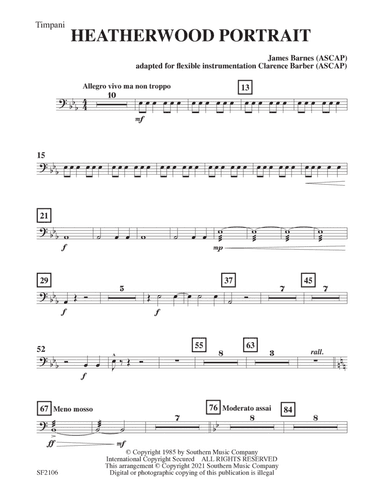 Heatherwood Portrait - Timpani