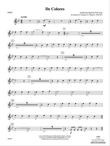 De Colores: Oboe