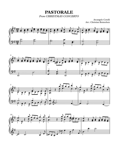 Pastorale from Christmas Concerto.
