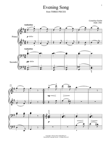 Evening Song (From Three Pieces)