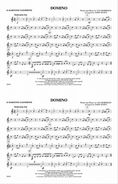 Domino: E-flat Baritone Saxophone