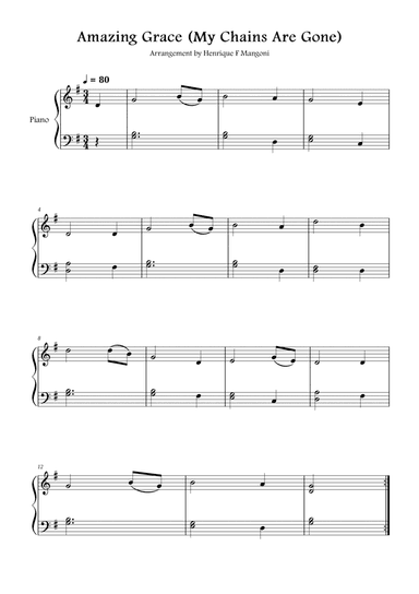 Amazing Grace (My Chains Are Gone)
