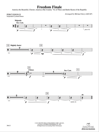Freedom Finale: 2nd Percussion