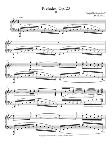 Prelude 2, Op. 32