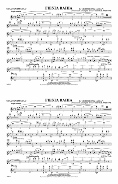 Fiesta Bahia: Flute