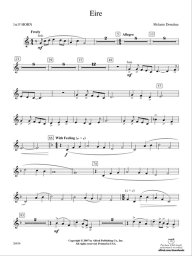 Eire: 1st F Horn