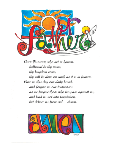Prayer Card: The Lord's Prayer