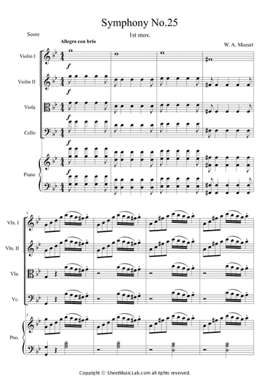 Symphony No. 25 1st Movement