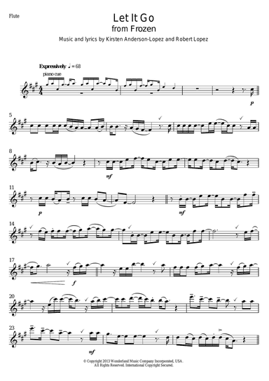 Let It Go (from Frozen)