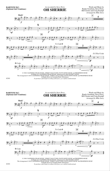 Oh Sherrie: Baritone B.C.