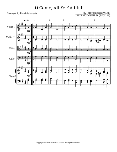 O Come, All Ye Faithful