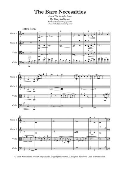 The Bare Necessities