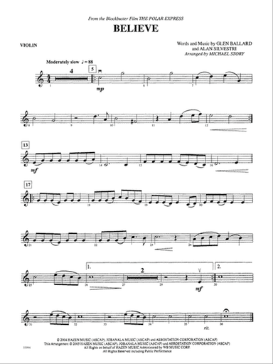 Classics for a Christmas Pops, Level 2: 1st Violin