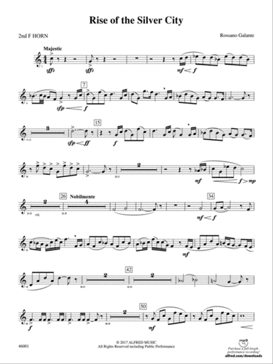 Rise of the Silver City: 2nd F Horn