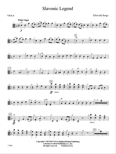 Slavonic Legend: Viola
