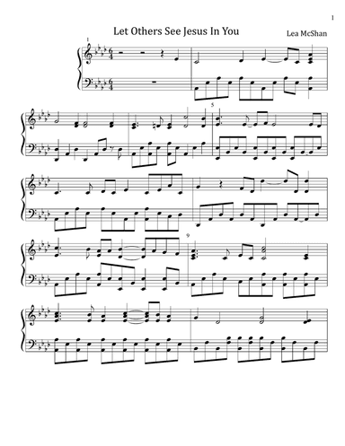 Let Others See Jesus In You