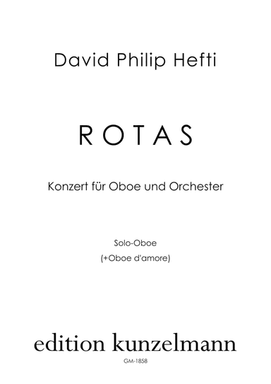 ROTAS, Concerto for oboe and orchestra