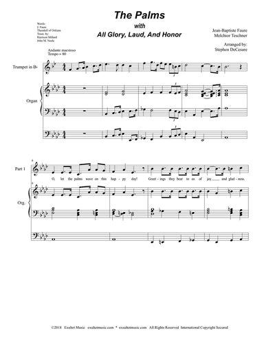 The Palms (with "All Glory, Laud, and Honor") (for 2-part choir)