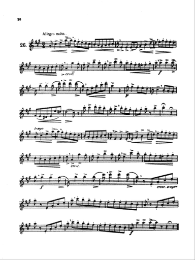 Gariboldi: Thirty Easy and Progressive Studies, Volume II (Nos. 16-30)