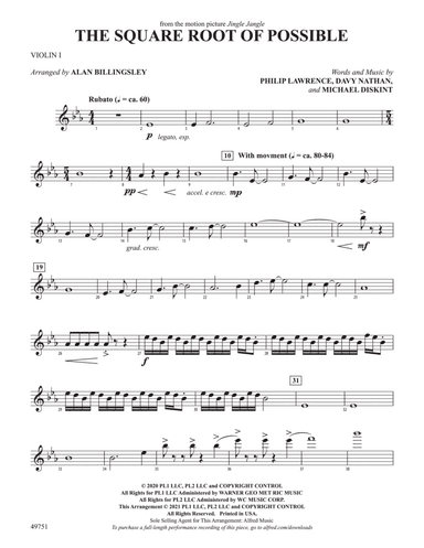 The Square Root of Possible: 1st Violin